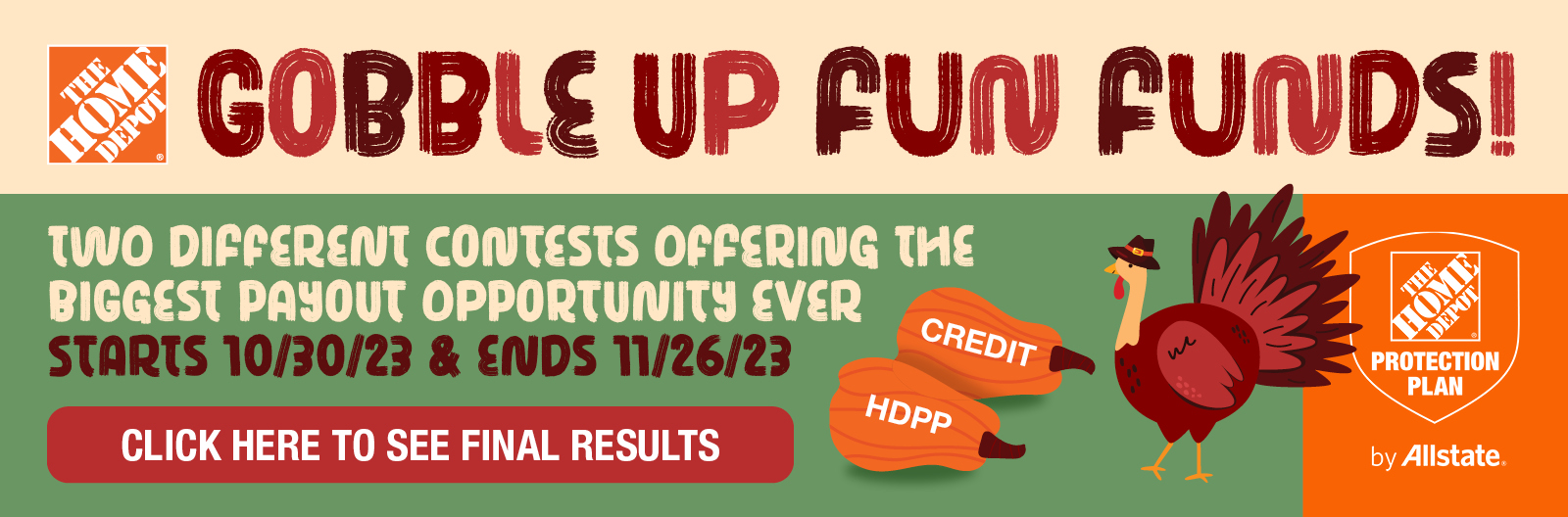 Gobble Up Fun Funds Contest